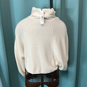 NWT Alice and Olivia cable knit cape/shirt/sweater.
